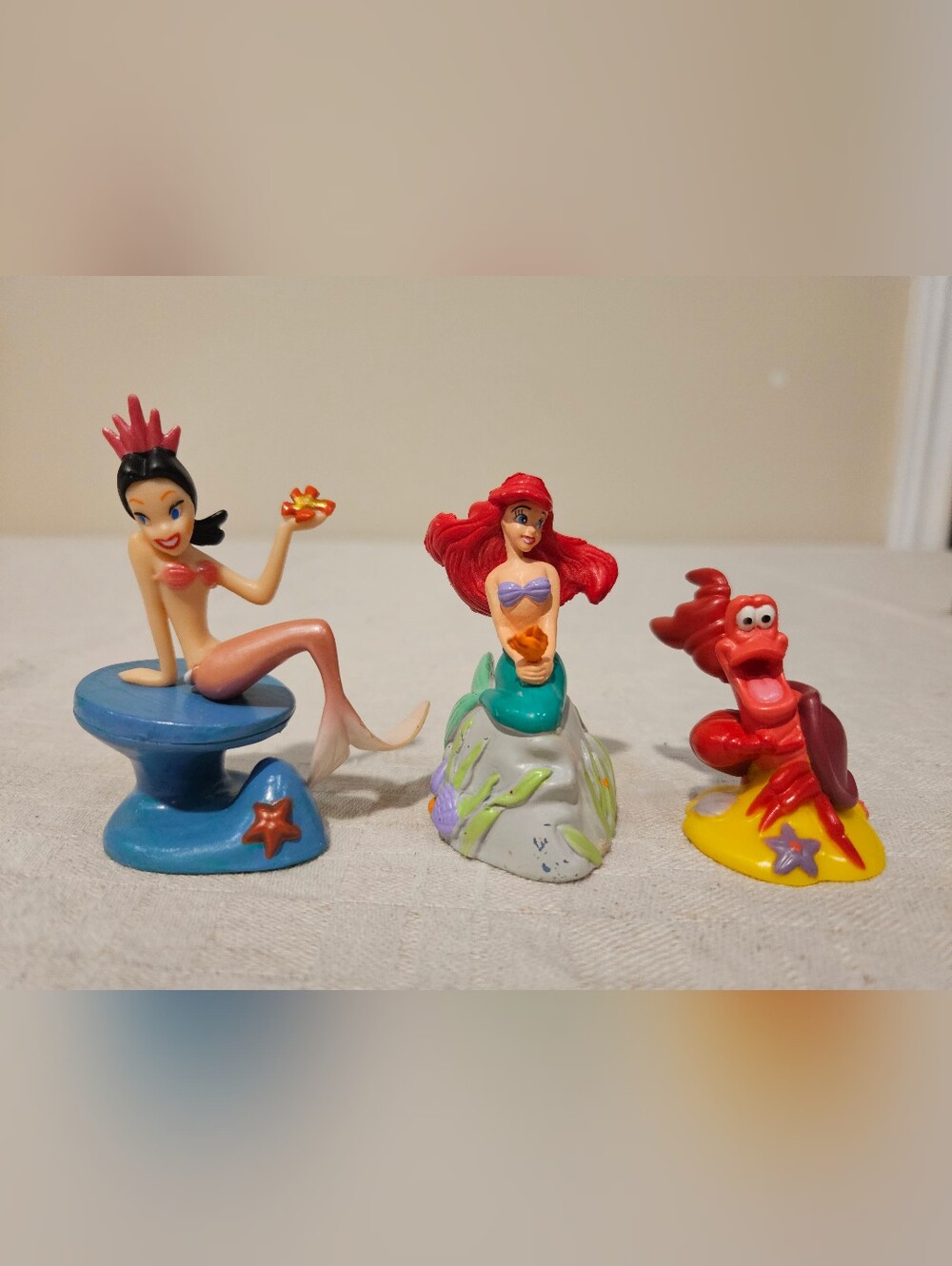 Disney The Little Mermaid PVC Figure DecoPac Alana Ariel's Sister SEBASTIAN